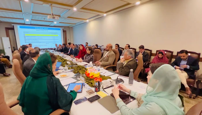 Maryam Nawaz chairs meeting to review higher education scholarships and iPad scheme. — Punjab government
