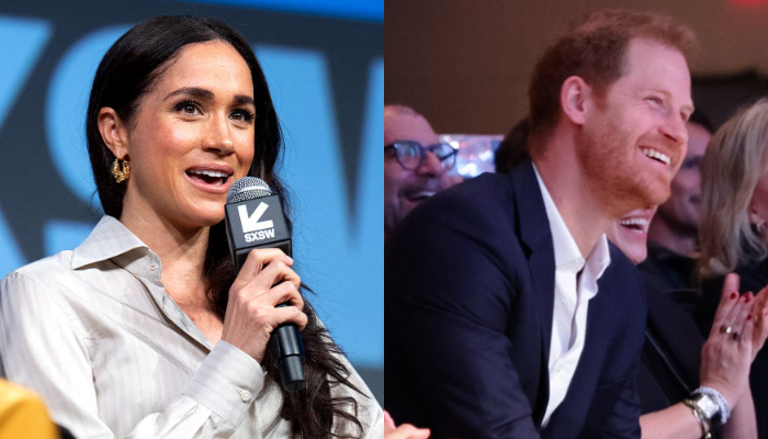 Meghan Markle joined the opening day keynote at the South by Southwest Festival supported by Prince Harry