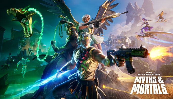 The official poster for Fortnites Battle Royale Chapter 5: Season 2 (Myths and Mortals). — X/@@FortniteGame