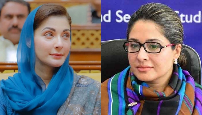 Punjab Chief Minister Maryam Nawaz Sharif (left) and PTI leader Shandana Gulzar. Punjab Chief Minister Maryam Nawaz Sharif/APP