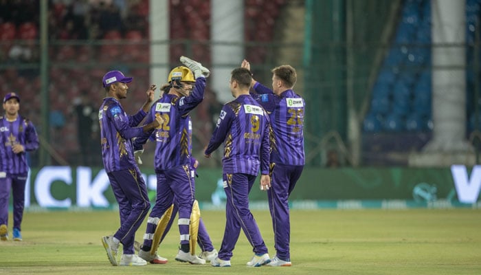 Quetta Gladiators beat Lahore Qalandars at the National Bank Stadium, Karachi. — PCB