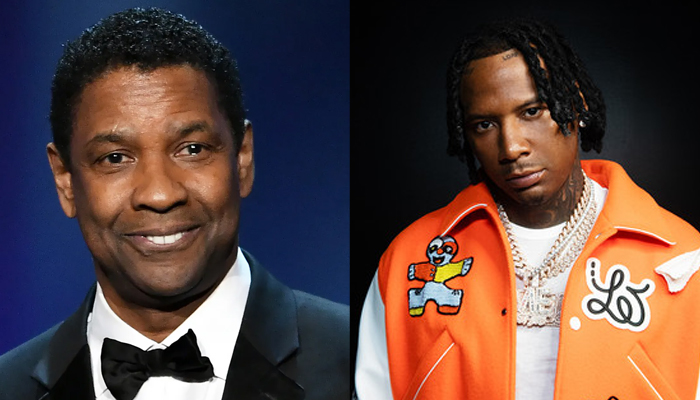 Denzel Washington meets up with Moneybagg Yo for stylish lunch