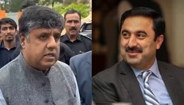 Incumbent KP Chief Secretary Nadeem Aslam Chaudhry (left) and former KP additional chief secretary Shahab Ali Shah. — Screengrab/X/Facebook/@PMRUKP/Shahab Ali Shah Fans/File
