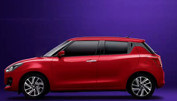 A representational image of Suzuki Swift. — Screengrab/X @SuzukiPakistan/File