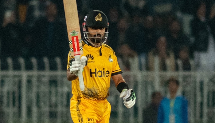 Peshawar Zalmi skipper Babar Azam. —@babarazam258/X