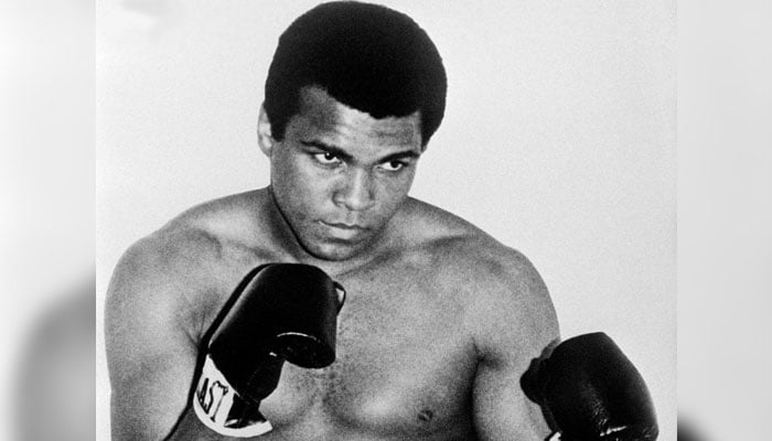 Late boxing legendMuhammad Ali. — X/AFP