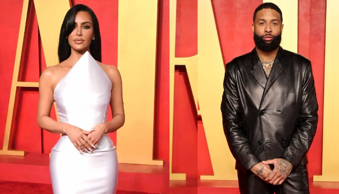 Kim Kardashian and Odell Beckham Jr. have seemingly confirmed their romance with Oscars party PDA