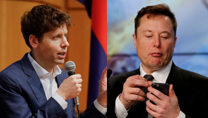 This combination of images showsOpenAI CEO Sam Altman (left) and Elon Musk. — Reuters/Files