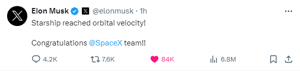 Was the 3rd test flight of Elon Musks Starship a success?