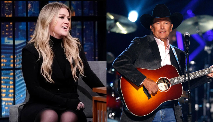 George Strait receives sweet tribute from Kelly Clarkson