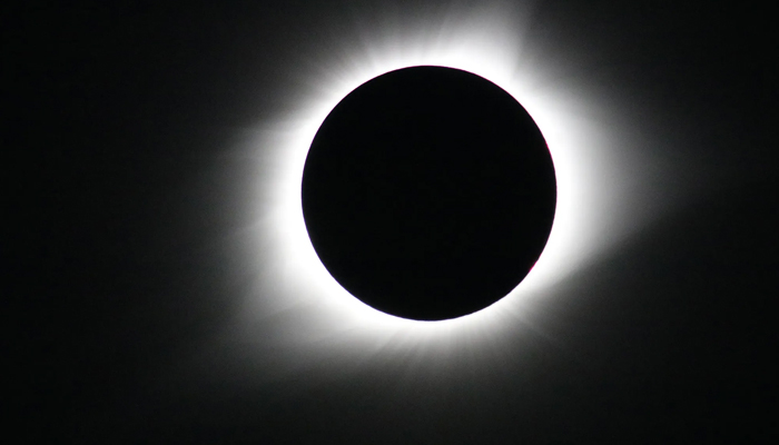 This photo was taken during the total solar eclipse on August 21, 2017. — Nasa/Gopalswamy