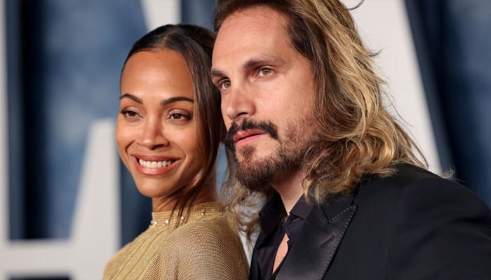 Zoe Saldana enjoys night out with husband Marco
