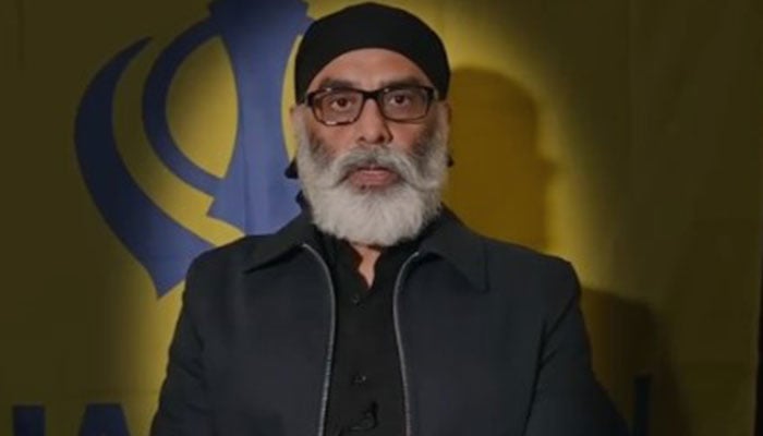 Gurpatwant Singh Pannun, General Counsel of Sikhs for Justice (SFJ) seen in this still taken from a video. — Reporter