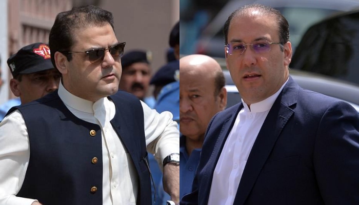 Hasan Nawaz (left) and Hussain Nawaz (right). — AFP/File