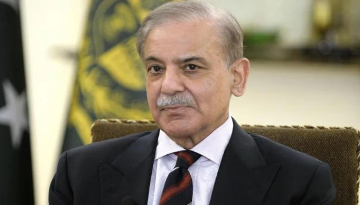 Prime Minister Shehbaz Sharif is seen during an interview with Xinhua at the Prime Ministers Office in Islamabad, March 8, 2024. — Xinhua