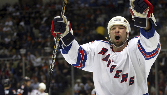 An undated image of former Islanders enforcer Chris Simon. — Reuters/File