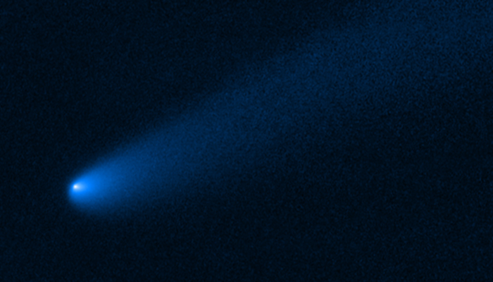 This image shows a comet traveling on its journey, similar to a devil comet that will light up the night sky. — Nasa/ESA/B Bolin