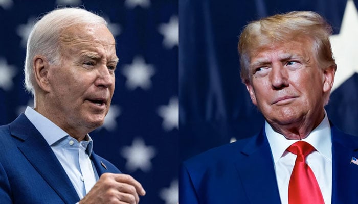 President Joe Biden and Republican candidate Donald Trump. — AFP/File