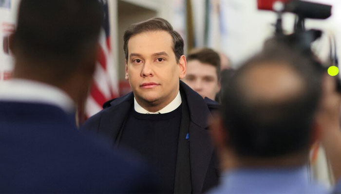 Former US Representative George Santos (R-NY) walks to a series of votes including a vote to expel him from the House of Representatives, on Capitol Hill in Washington, US, December 1, 2023. — Reuters