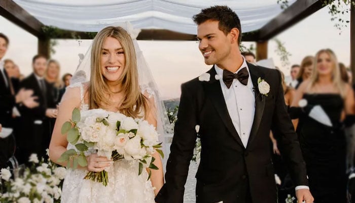 Taylor Lautner’s wife shares nervousness on expanding family: ‘It scares me’