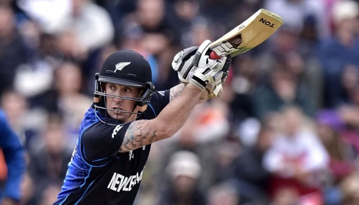 Former New Zealand cricketer Luke Ronchi looks on after playing a shot during a match. — AFP/File