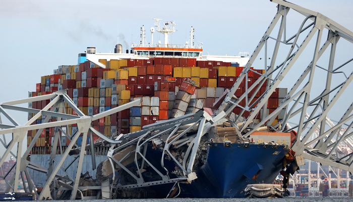 Dali cargo vessel rammed into the Francis Scott Key Bridge causing it to collapse. — Reuters
