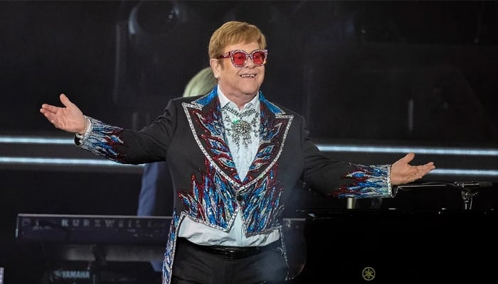 Photo: Elton Johns partner all hearts for the singer on 77th birthday