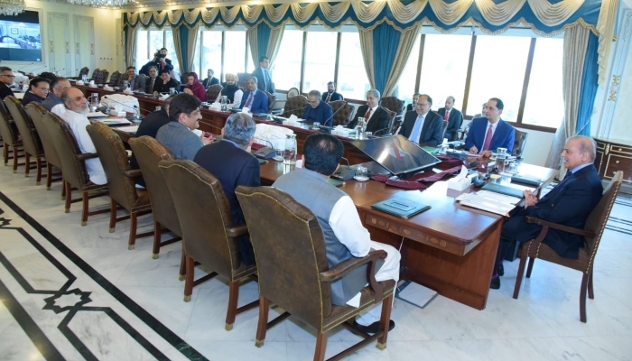 PM Shehbaz Sharif presides over the 50th meeting of the Council of Common Interests in Islamabad on August 5, 2023. — cci.gov.pk