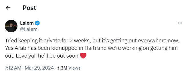 What we know about YouTuber YourFellowArabs kidnapping in Haiti