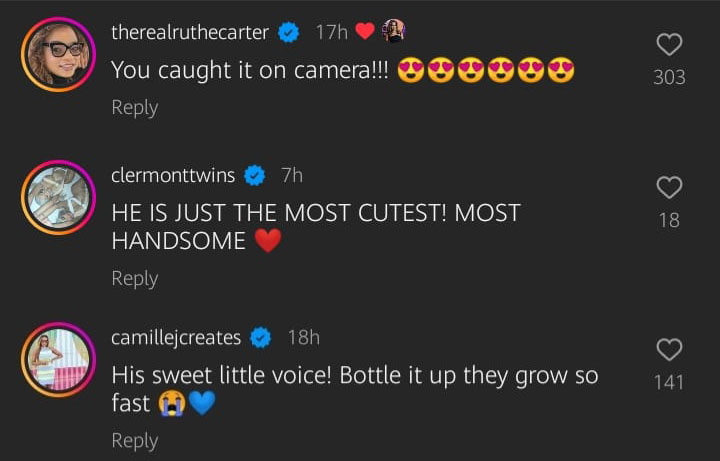 Keke Palmers candid video captures sons adorable moment