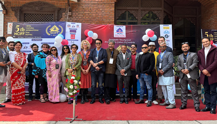 Mahera Omar’s documentary film ‘Sometimes even the shore drowns’ screens at the 5th Nepal cultural international film festival in Kathmandu on March 30, 2024. — Supplied