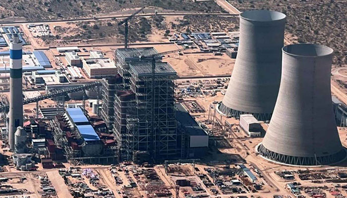 An aerial view of the Thar Coal Power Project in Tharparkar as seen on January 31, 2022.  — PPI