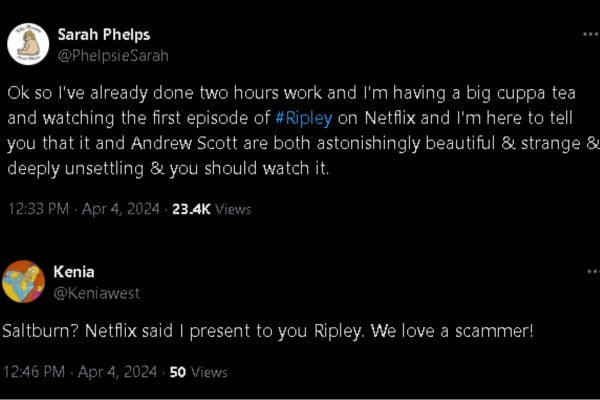 Andrew Scotts role in Netflix Ripley ignites fan frenzy