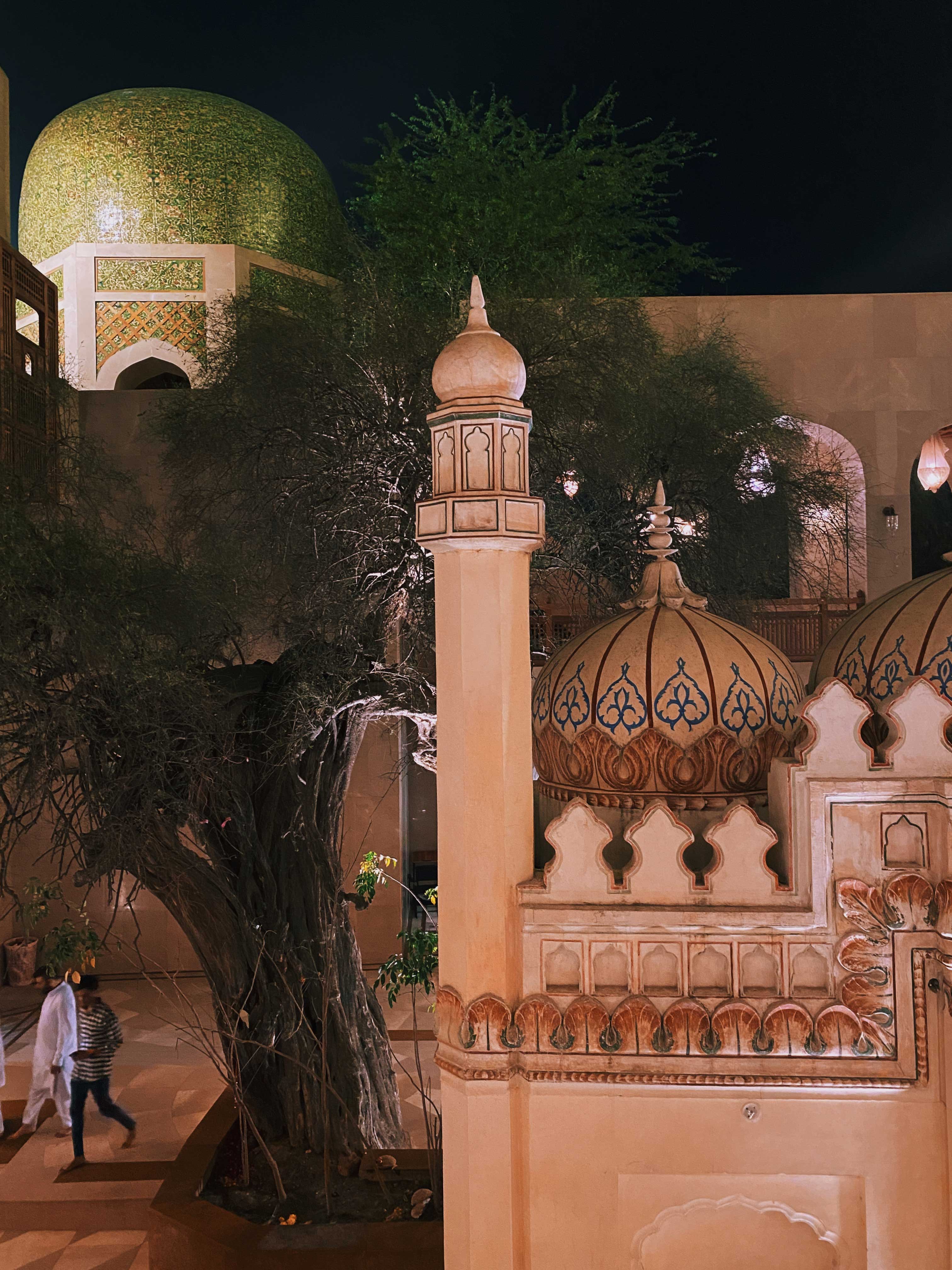 The view from the second floor of the renovated Bibi Pak Daman, overlooking the courtyard of the shrine. — Photo by author