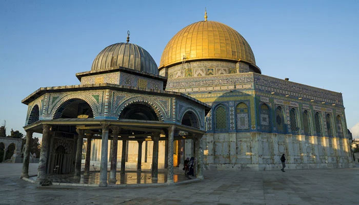 Fire broke out in the Al-Aqsa mosque in Jerusalem at the same time as the Notre-Dame cathedral in Paris. Photo: Al Jazeera