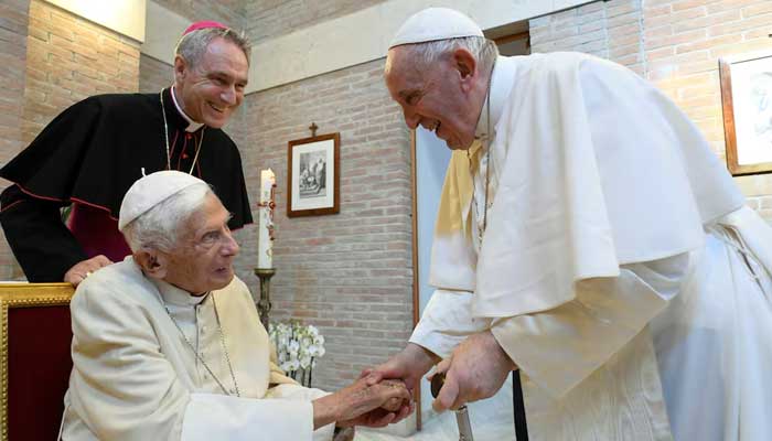 Pope Francis bombshell statement about Benedict XVI. — Reuters