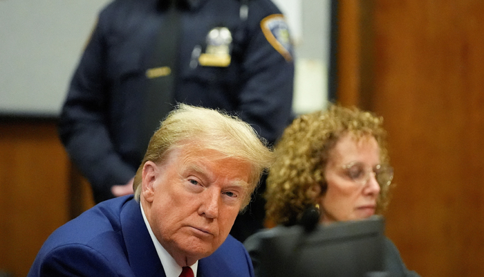Former president Donald Trump trails behind Joe Biden in campaign money. — Reuters