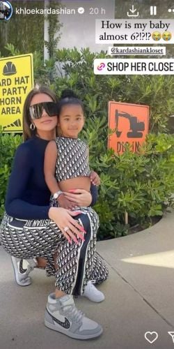 Khloé Kardashian, True twin in style ahead of her 6th birthday