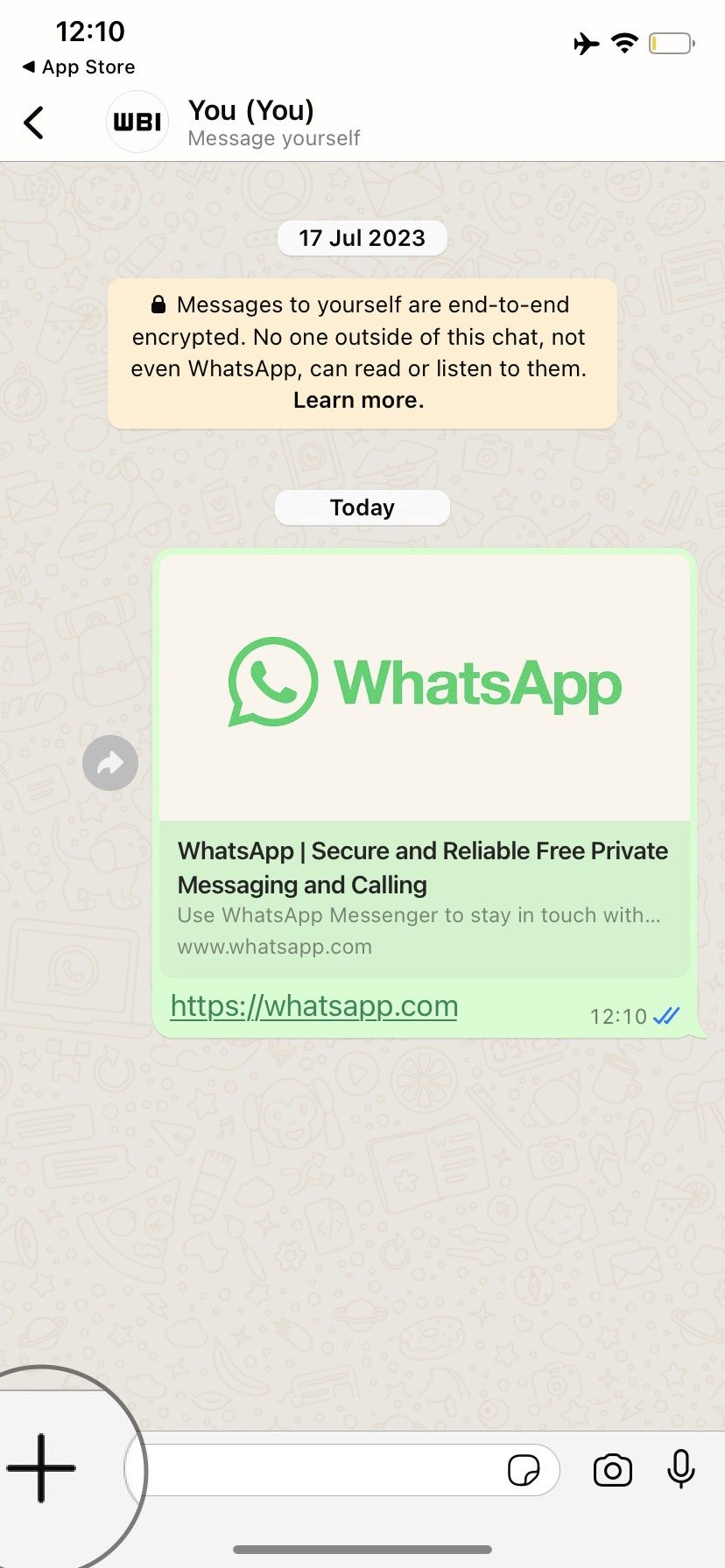 WhatsApp introduced photo library shortcut for faster sharing