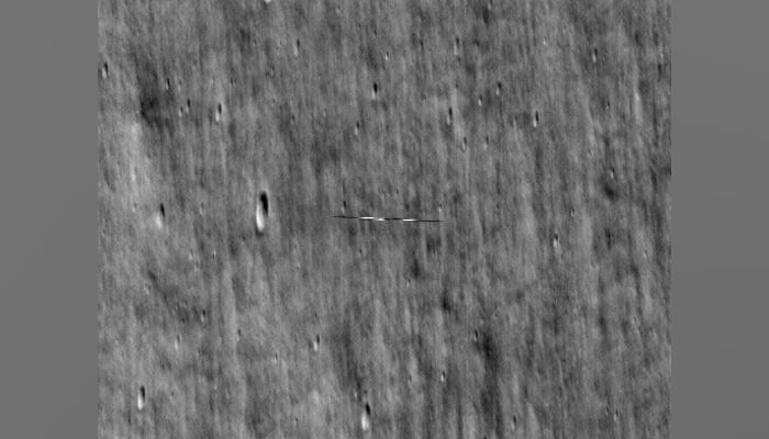 The object was spotted last month by LRO. — Nasa/GSFC/Arizona State University