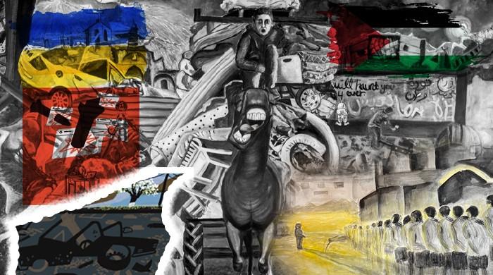 Painting the pain of conflict to heal the grieving hearts