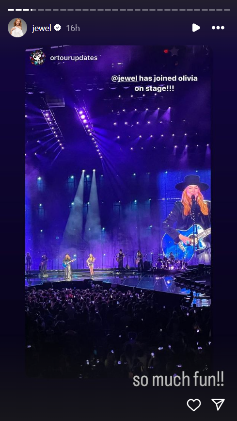 Olivia Rodrigo praises Jewel during final New York GUTS tour concert