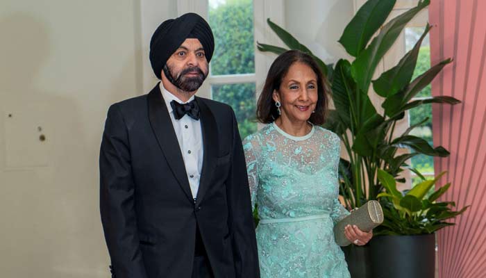 World bank Group President Ajay Banga and his wife grace White House state dinner for Japanese PM. — Reuters/File