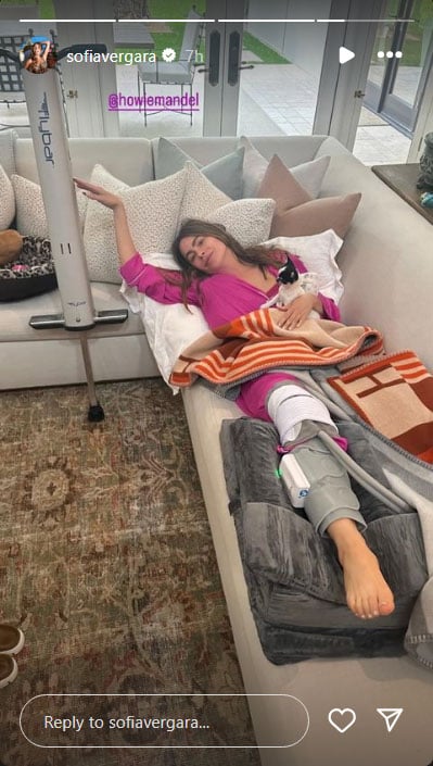 Sofía Vergara confesses love for new partner after major knee surgery