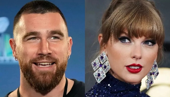 Photo: Taylor Swift sees Travis Kelce as father material?