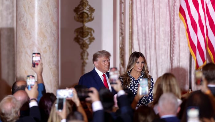 Barron does not take part in public events with Donald Trump and Melania Trump. — Reuters