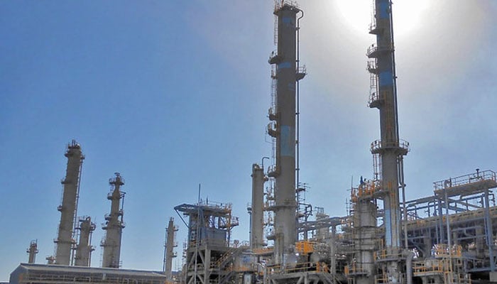 The file photo posted on September 20, 2021 shows Cnergyico Pakistan Limiteds oil refining complex in Hub, Balochistan. — Facebook/Cnergyico Pk Limited