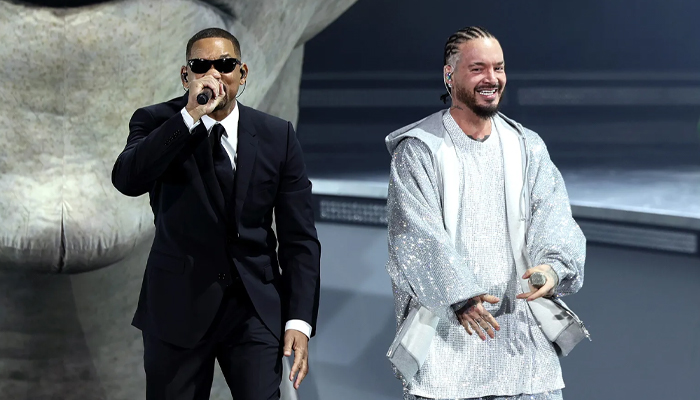 Will Smith makes shock appearance at J Balvin Coachella set