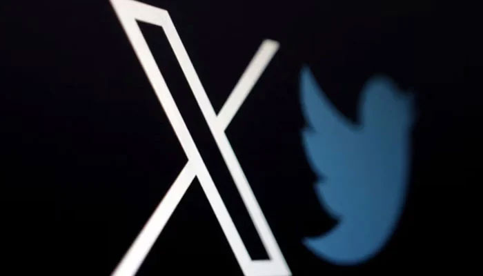 The logo of social media platform X, seen alongside the former logo in this illustration taken on July 24, 2023. — Reuters