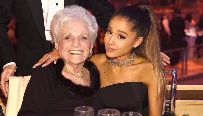 Ariana Grande grandmother receives celebratory eternal sunshine plaque